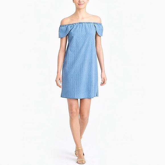 NWT J. Crew chambray dress 🌸 50% OFF BUNDLES - Picture 2 of 3